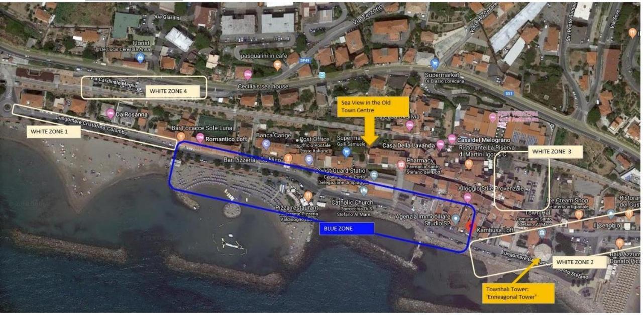 Sea View, In The Old Town Santo Stefano Al Mare Appartement Buitenkant foto